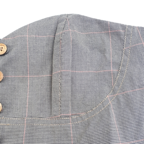 Plaid Peplum Bustier Top - Picture 9 of 16